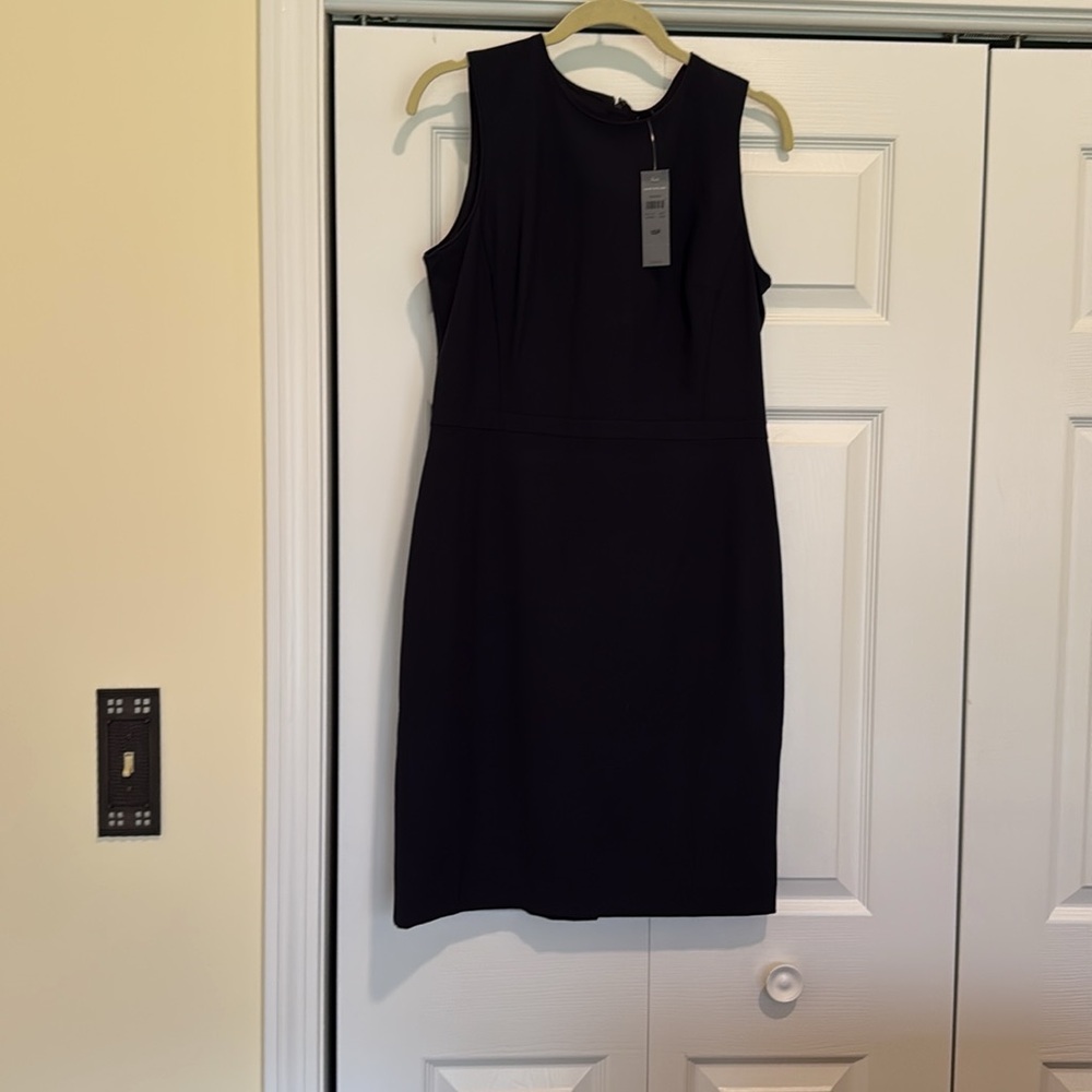 ANN TAYLOR Elegant Black Sleeveless Dress 10P